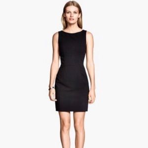 Corporate work black sheath dress H&M